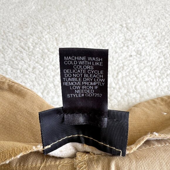 Vintage Tan Corduroy Cropped Flare Pants - Picture 7 of 11